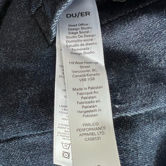 Duer Denim Sherpa Reversible Jacket - Picture 7 of 8